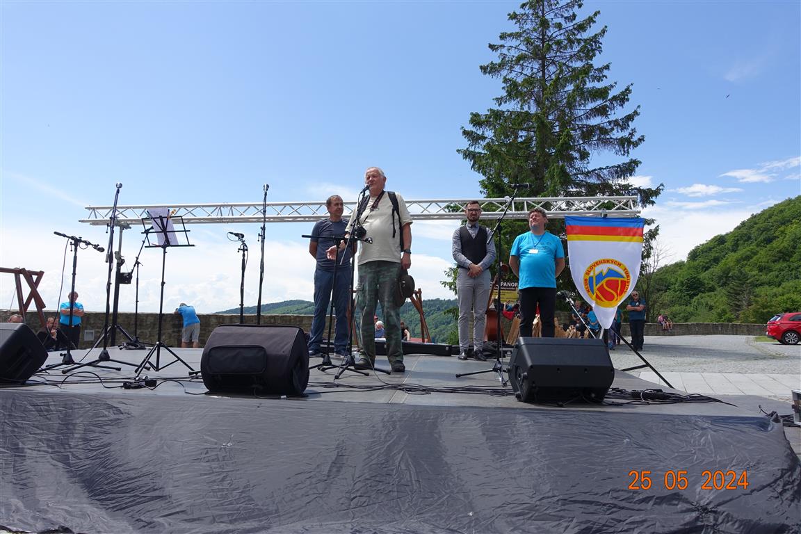 Palo Stacho na podiu