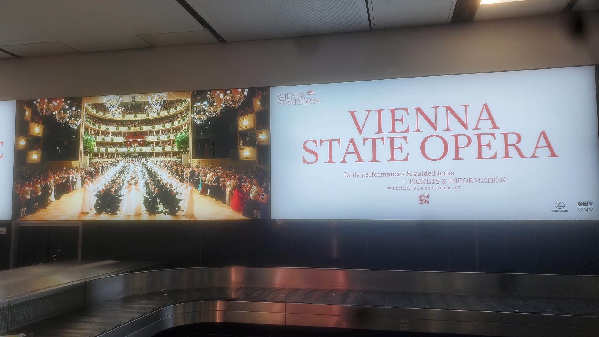 Viedeň - čakanie na batožinu