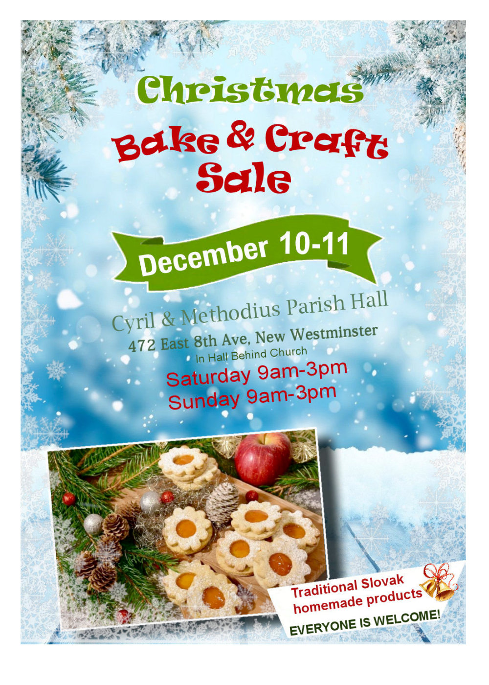 pozv8nka na Caft and bake sale