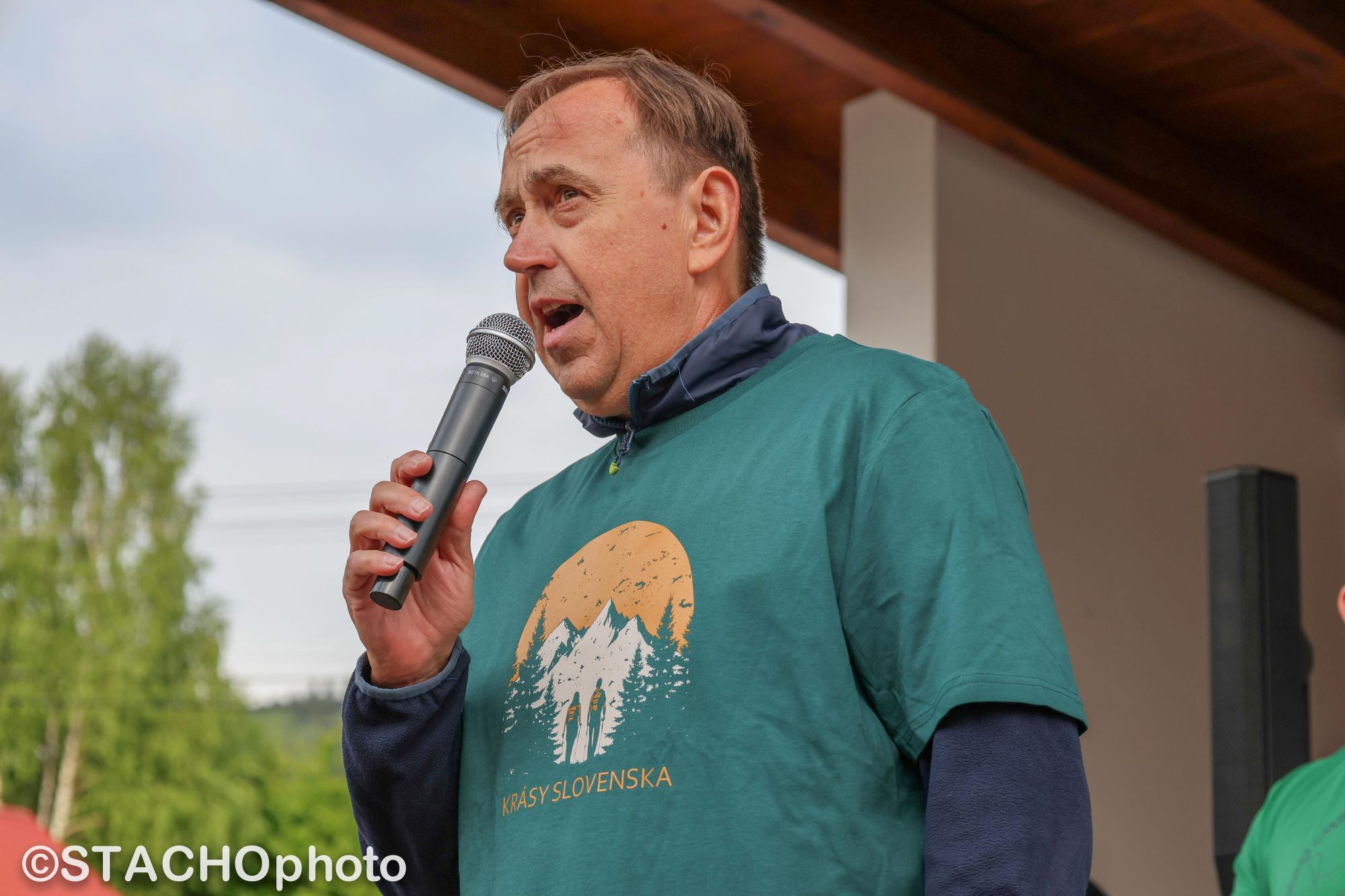 Daniel Kollár víta Krasistov v Oščadnici