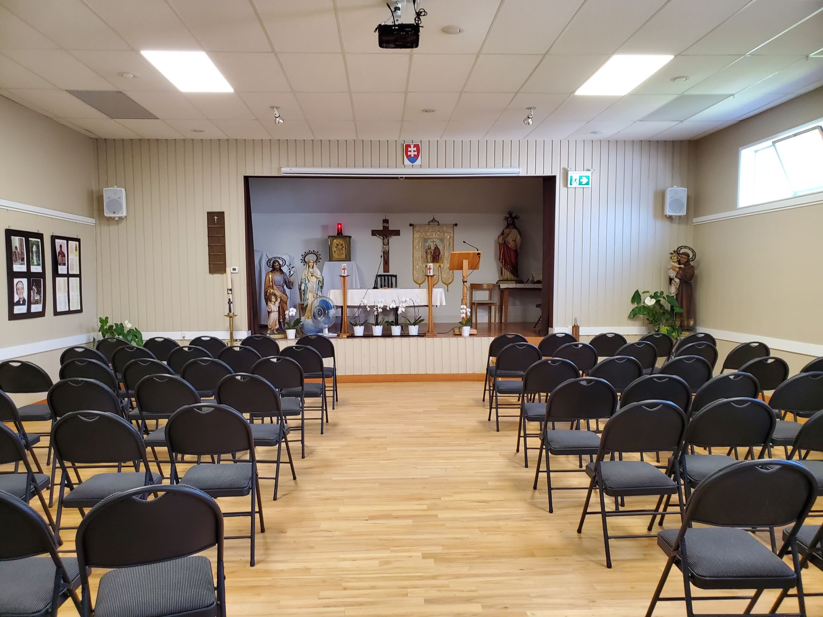 farská hala pred turnajom